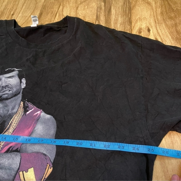 Rare WWE Razor Ramon Scott Hall XXL Hey Yo Black Cotton T-Shirt Alstyle Apparel - Picture 6 of 8
